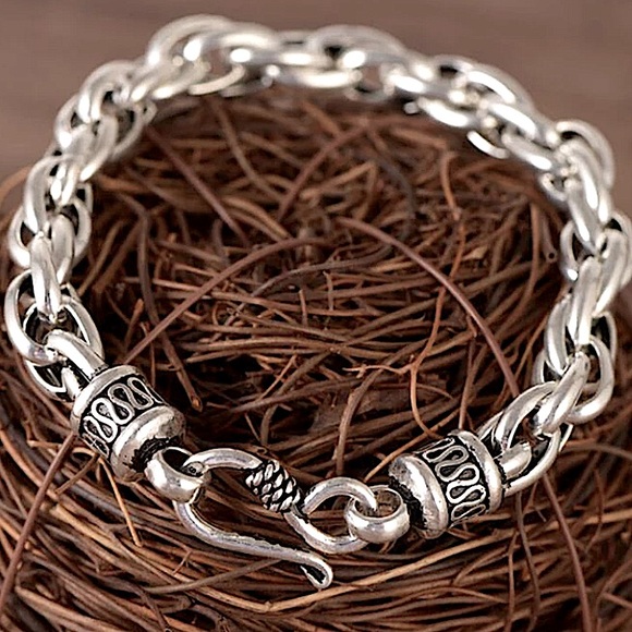 STAINLESS STEEL 10” BRAIDED BRACELET CUSTOMIZED BRACELET - Picture 6 of 14